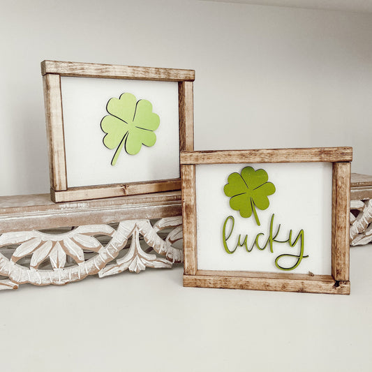 Shamrock shelf sitter