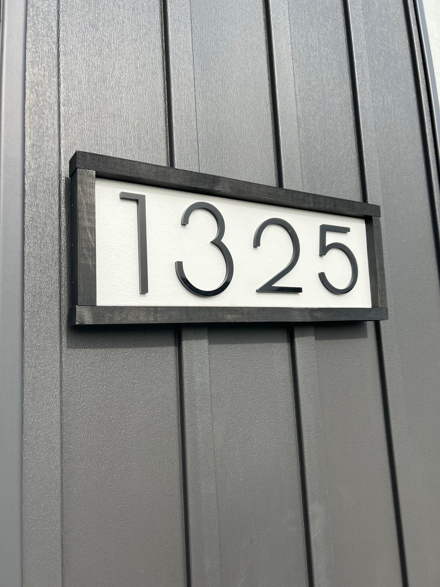 House Number Address Sign, Horizontal House Numbers, House Number Sign, Address Sign, Address Plaque, Housewarming Gift