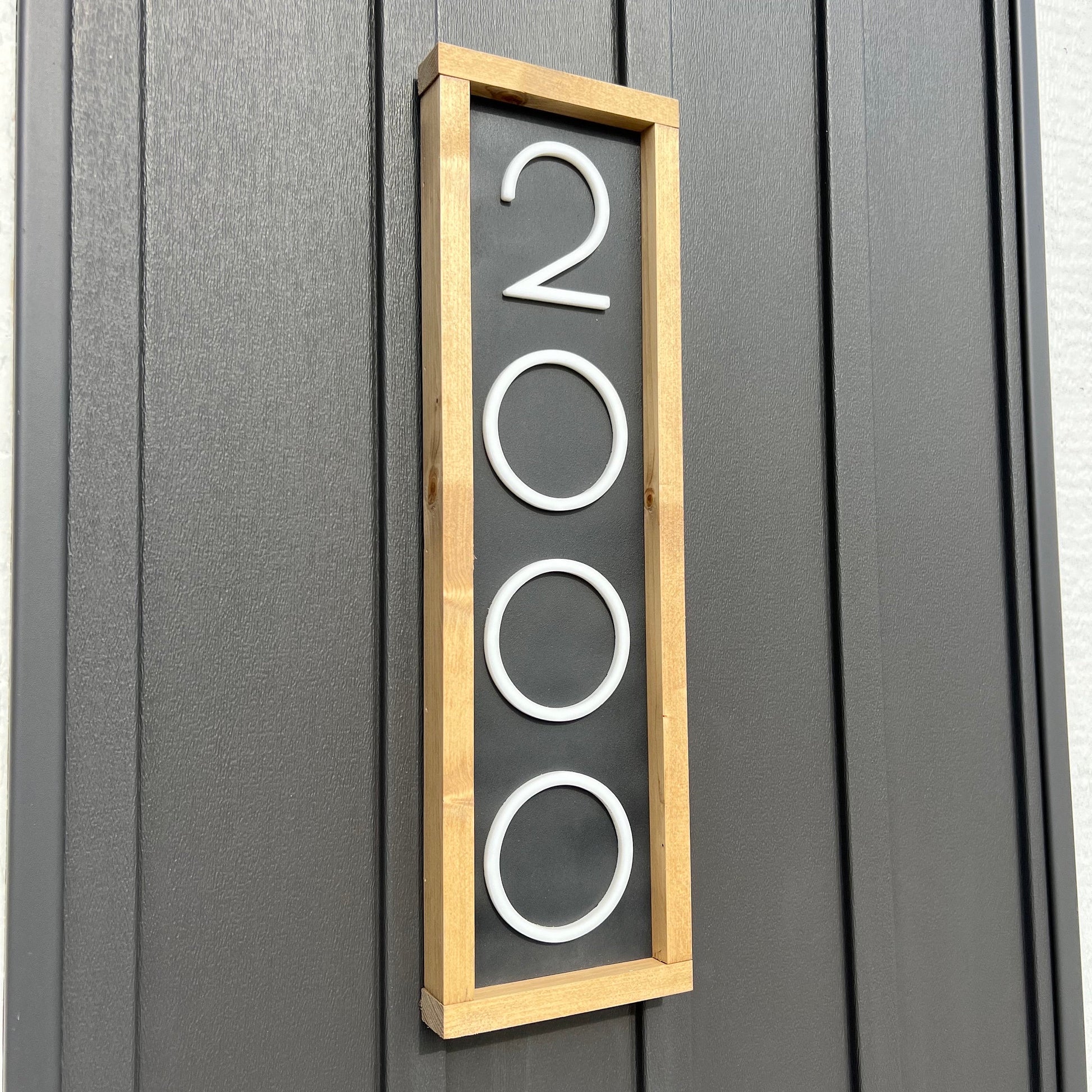 House Number Address Sign, Vertical House Numbers, House Number Sign, Address Sign, Address Plaque, Housewarming Gift
