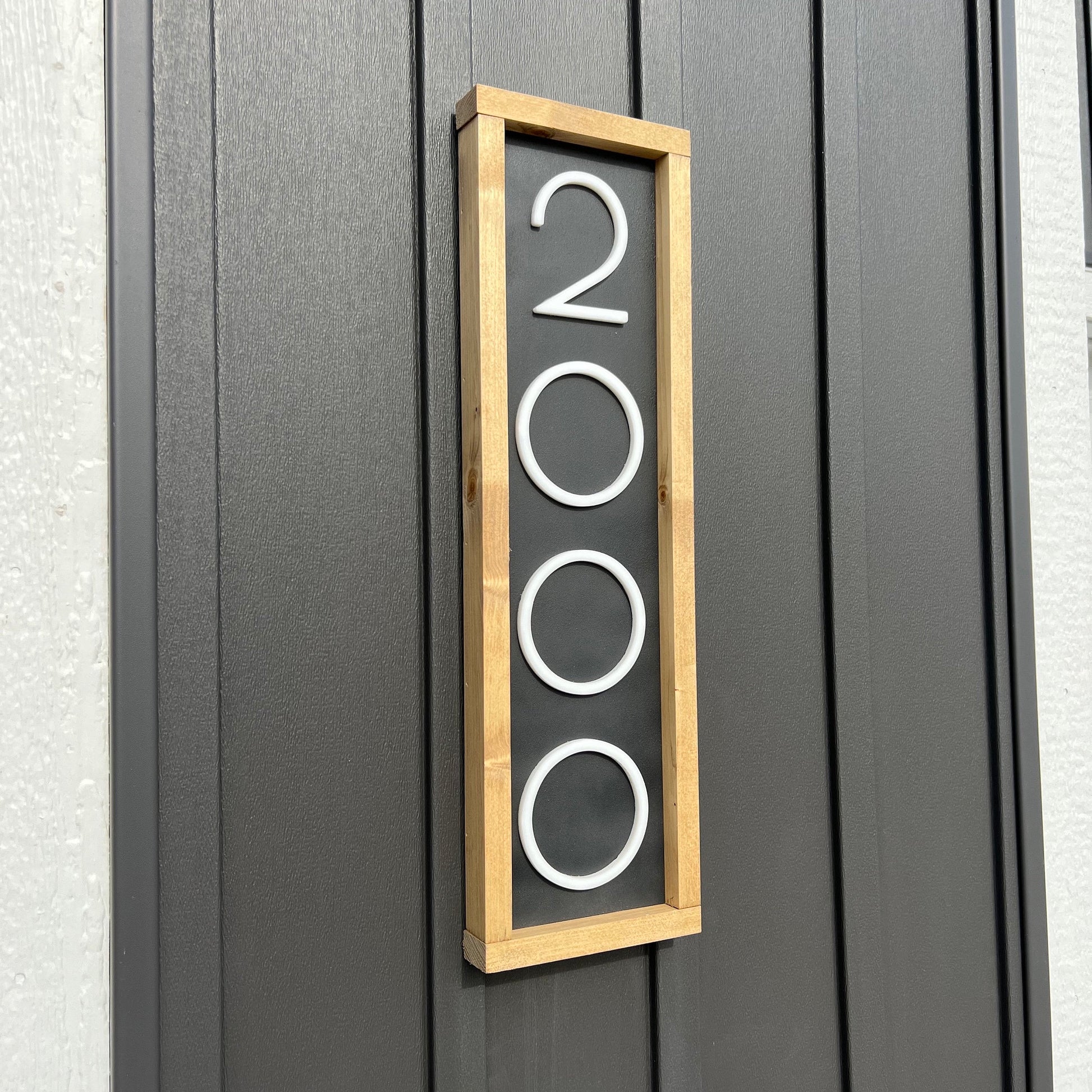 House Number Address Sign, Vertical House Numbers, House Number Sign, Address Sign, Address Plaque, Housewarming Gift
