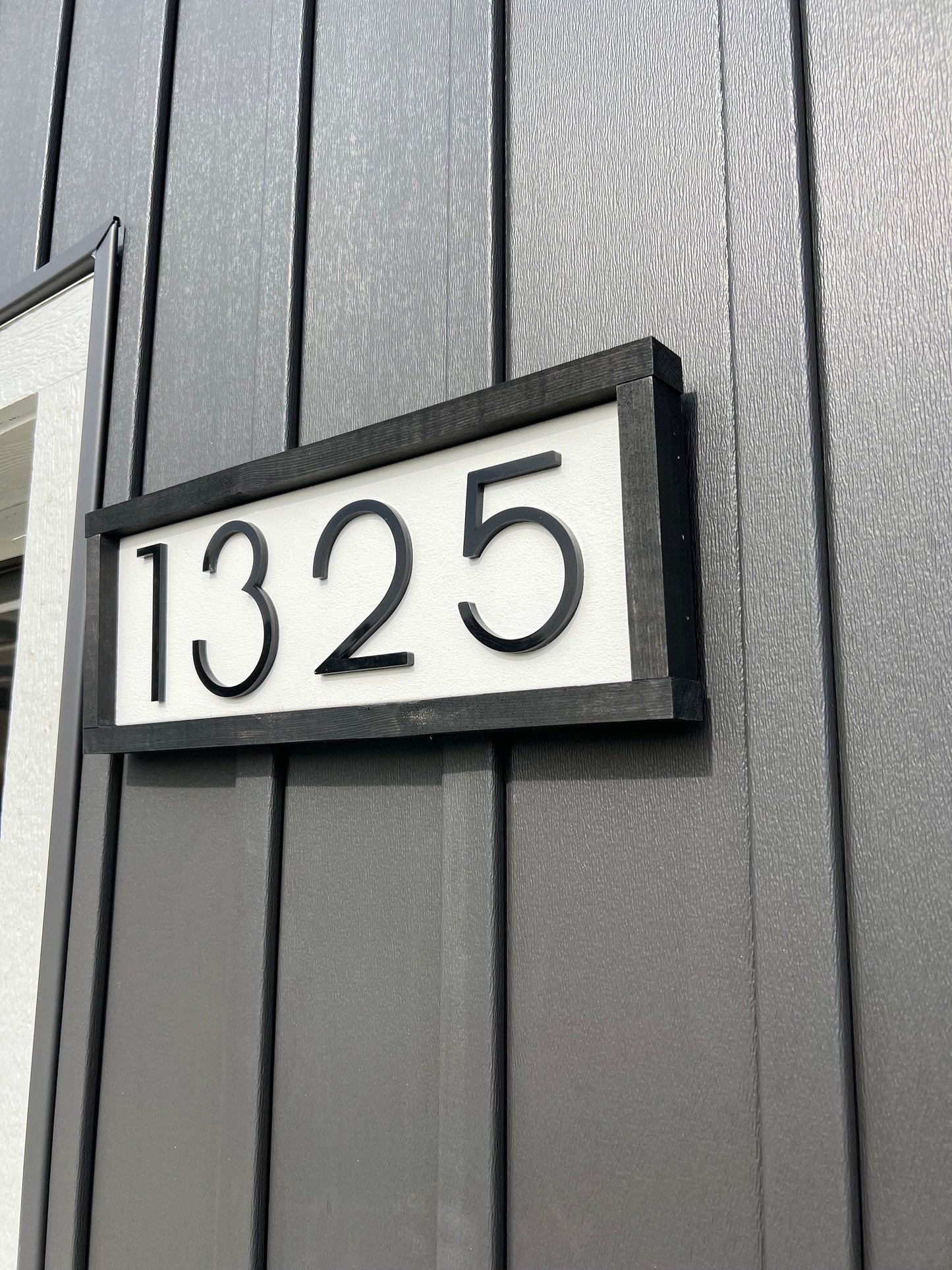 House Number Address Sign, Horizontal House Numbers, House Number Sign, Address Sign, Address Plaque, Housewarming Gift