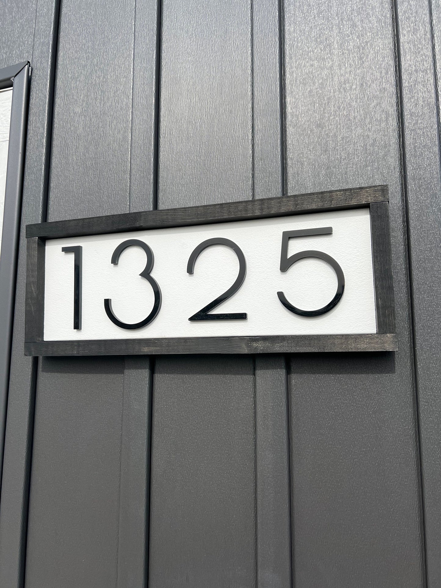 House Number Address Sign, Horizontal House Numbers, House Number Sign, Address Sign, Address Plaque, Housewarming Gift