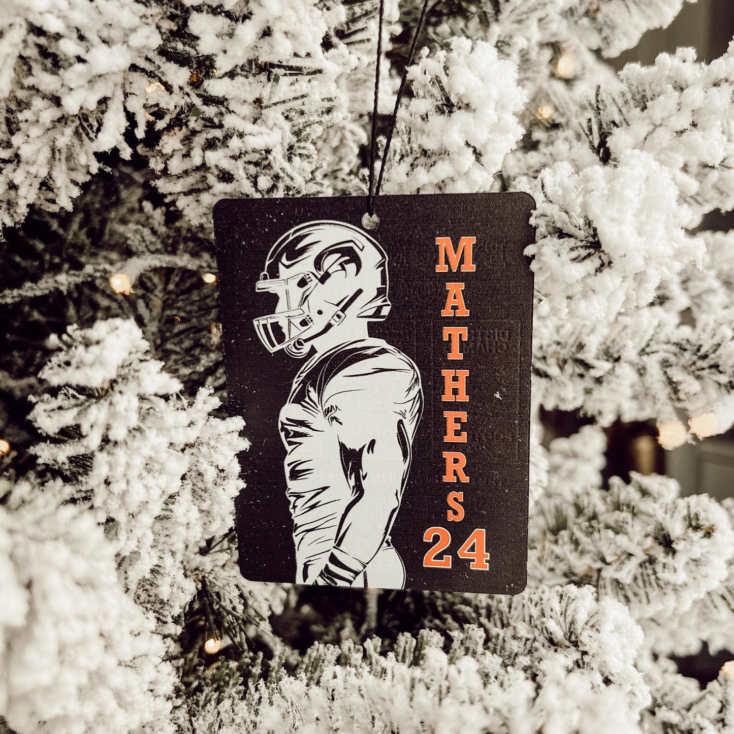 Byron Center Football personalized ornament