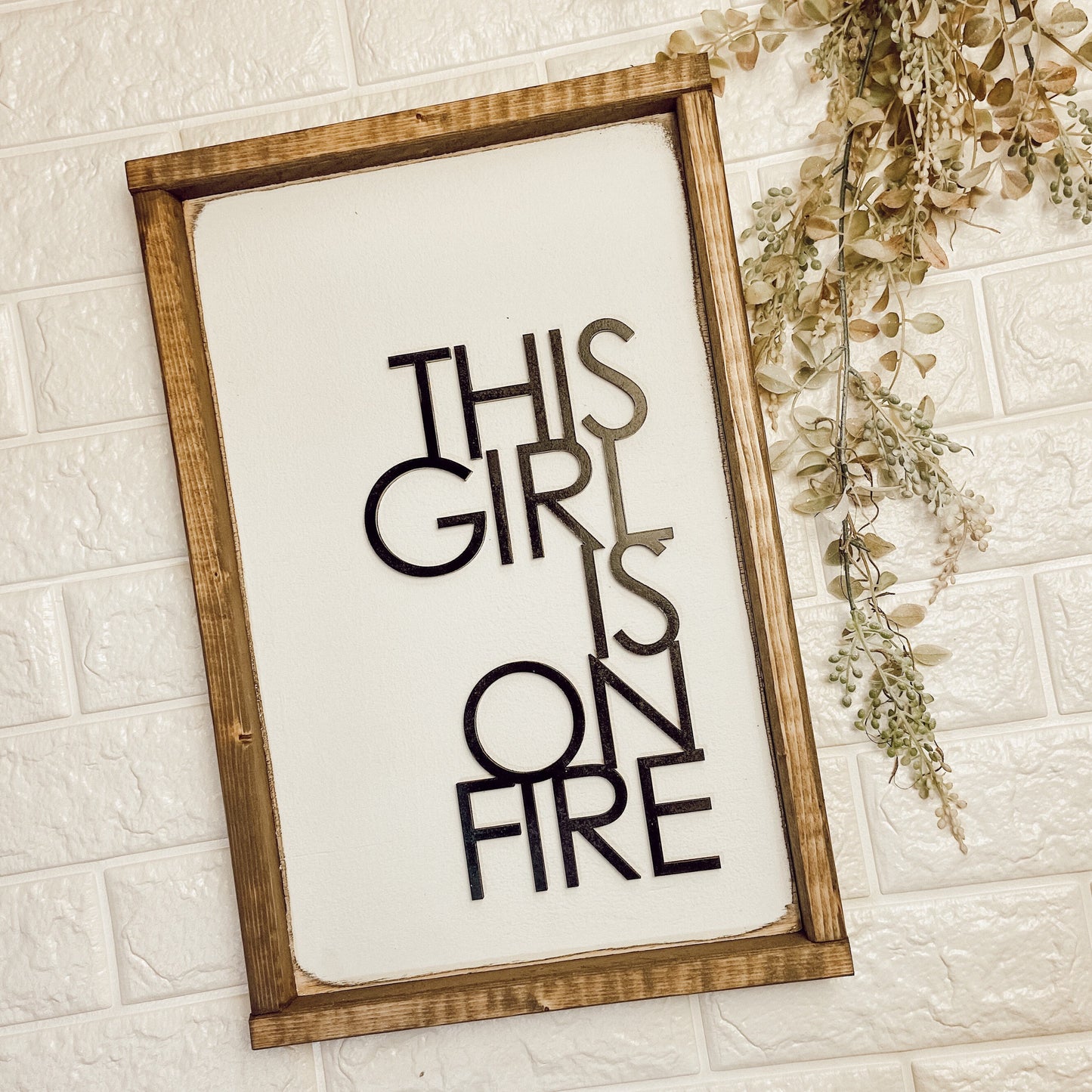 this girl is on fire