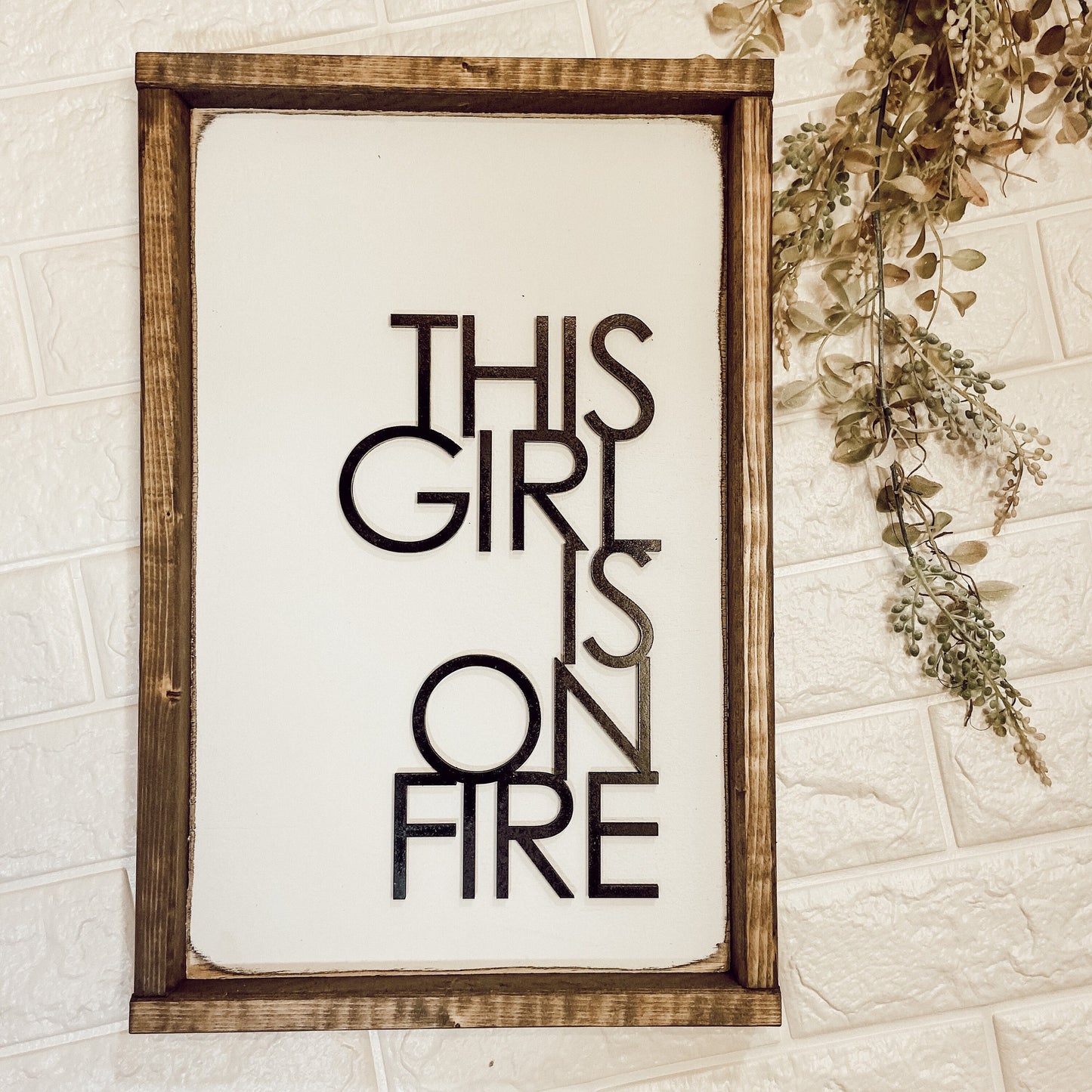 this girl is on fire