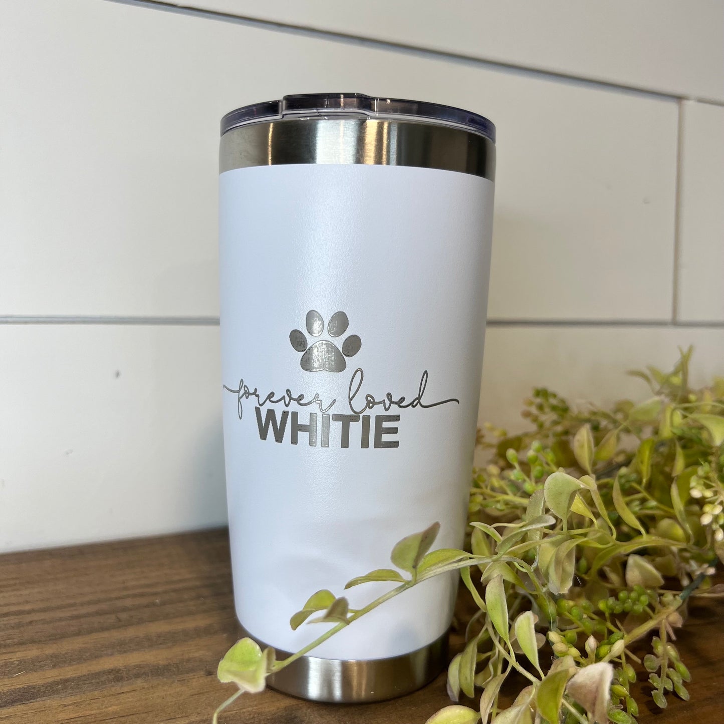 forever loved * personalized pet tumbler * pet loss * pet memorial
