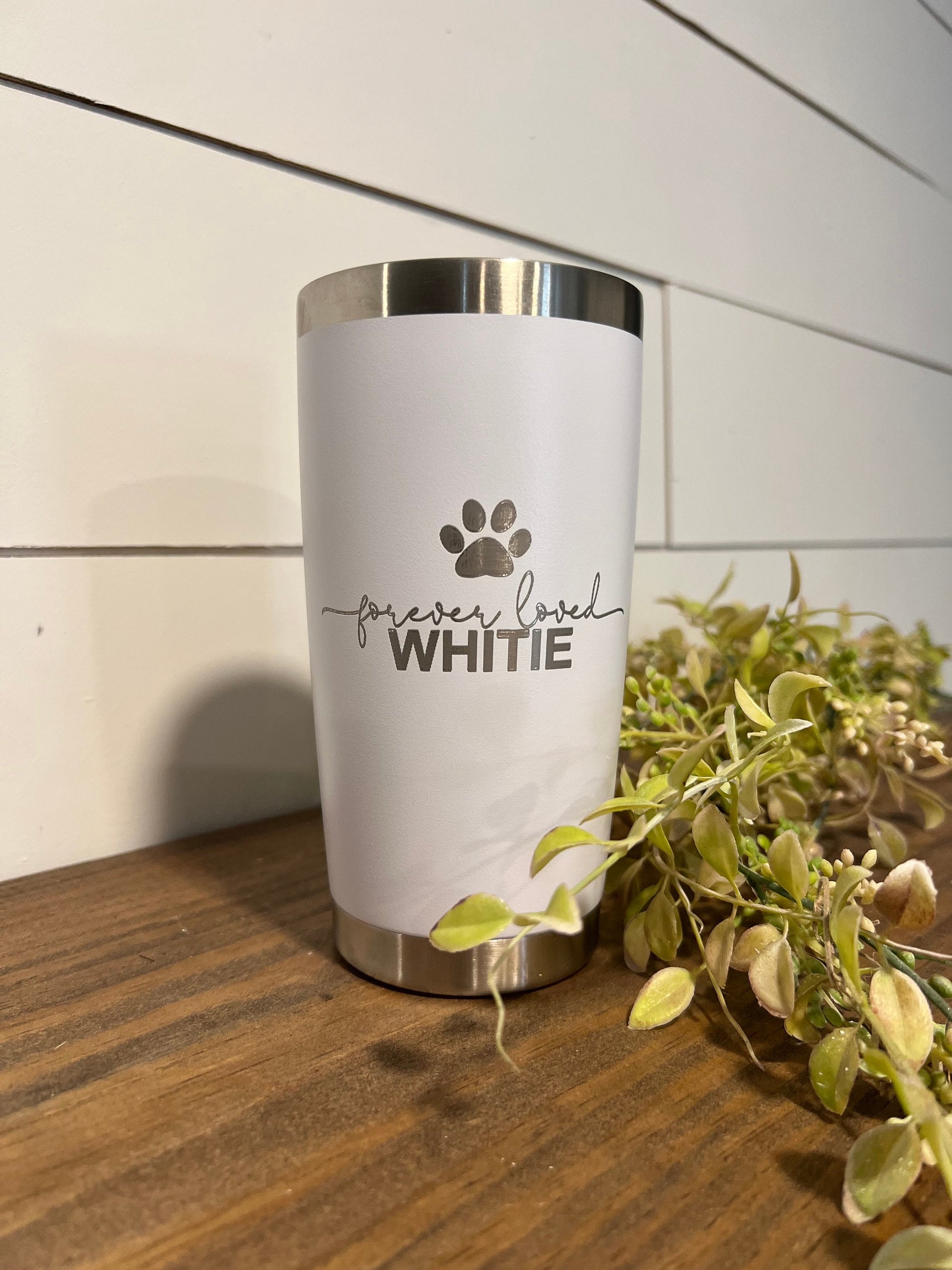 forever loved * personalized pet tumbler * pet loss * pet memorial