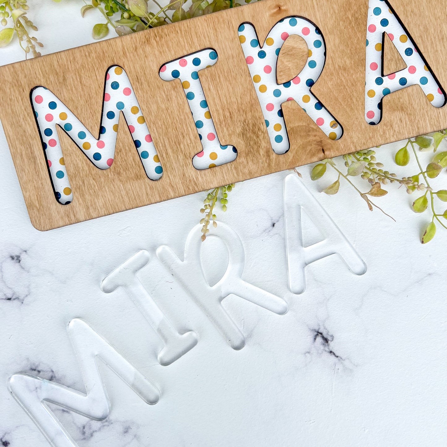 Name Puzzle * Baby Gift * Stand Included *FREE SHIPPING