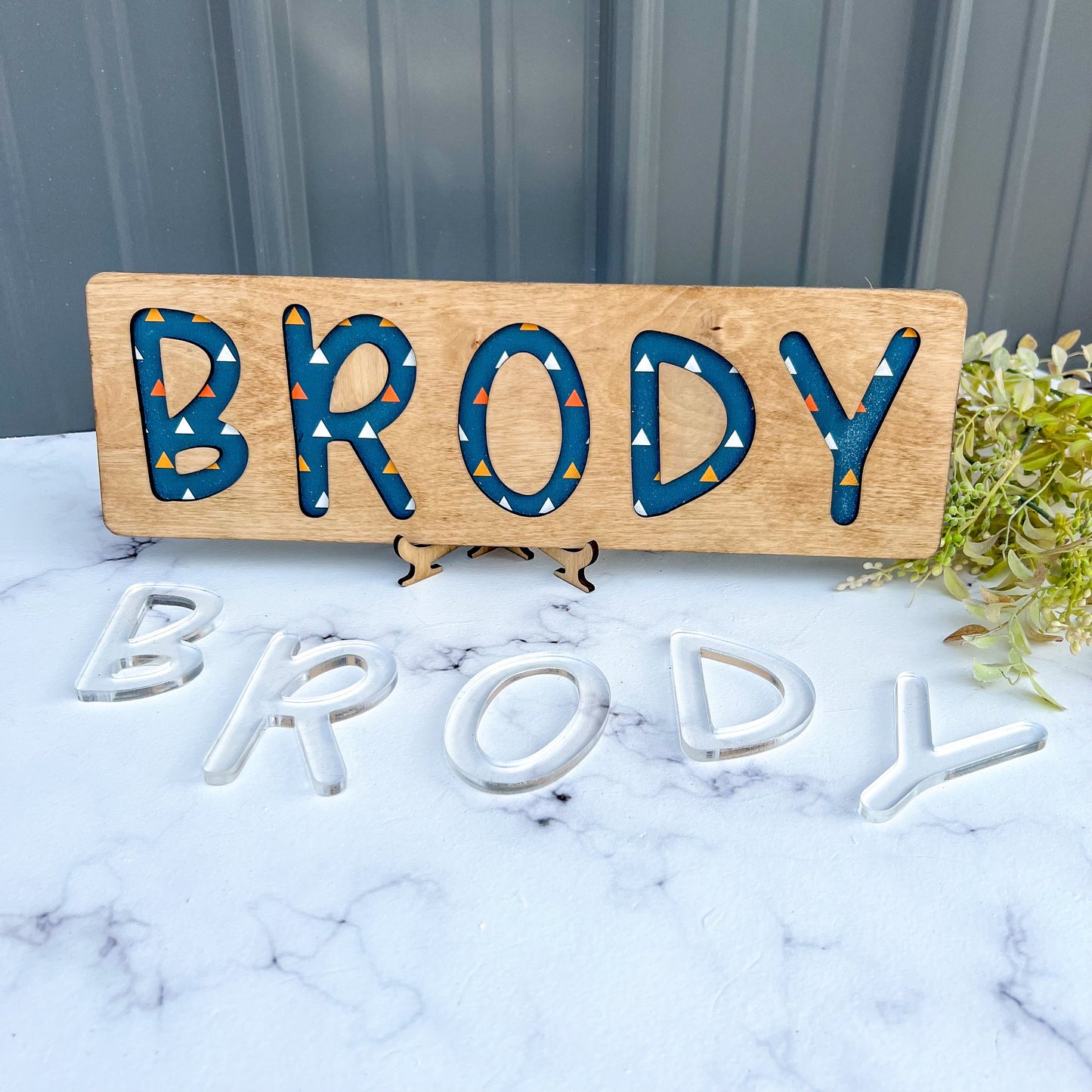 Name Puzzle * Baby Gift * Stand Included *FREE SHIPPING