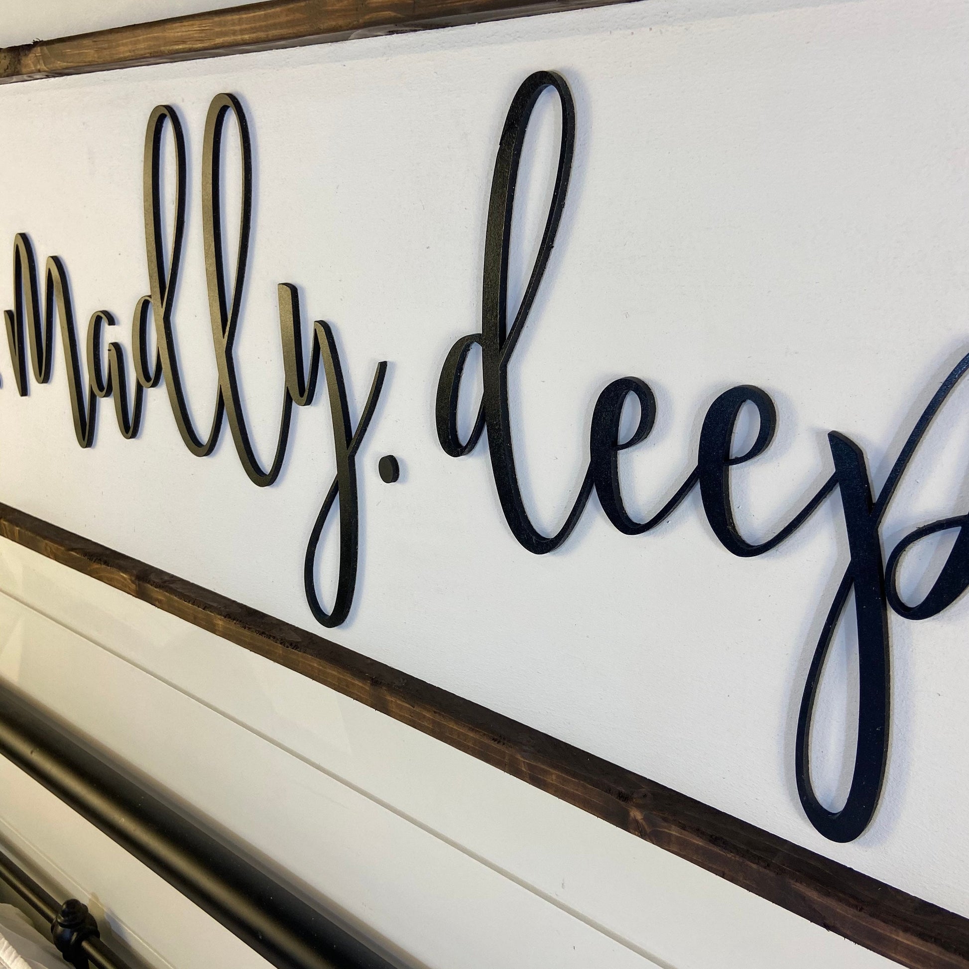 truly.madly.deeply. above over the bed sign - master bedroom [FREE SHIPPING!]