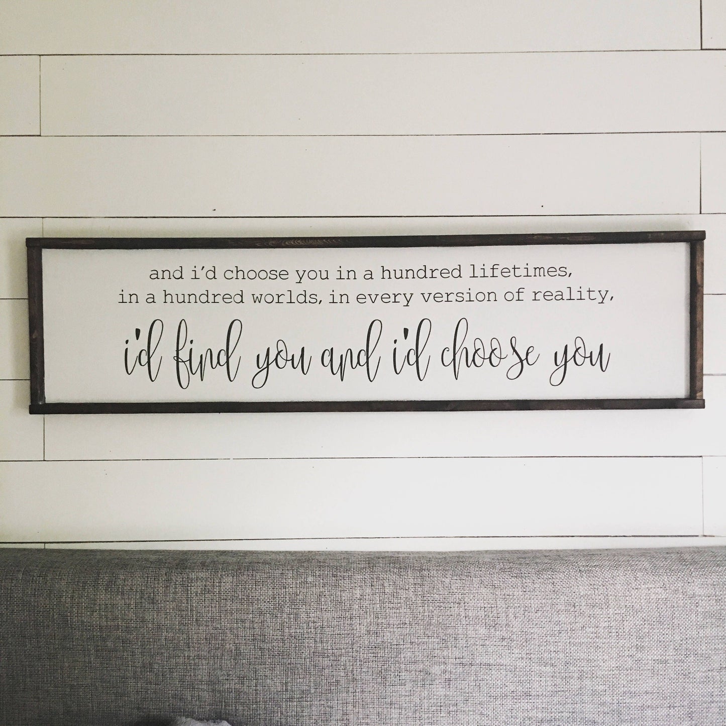 i'd chose you. above the bed sign [FREE SHIPPING!]