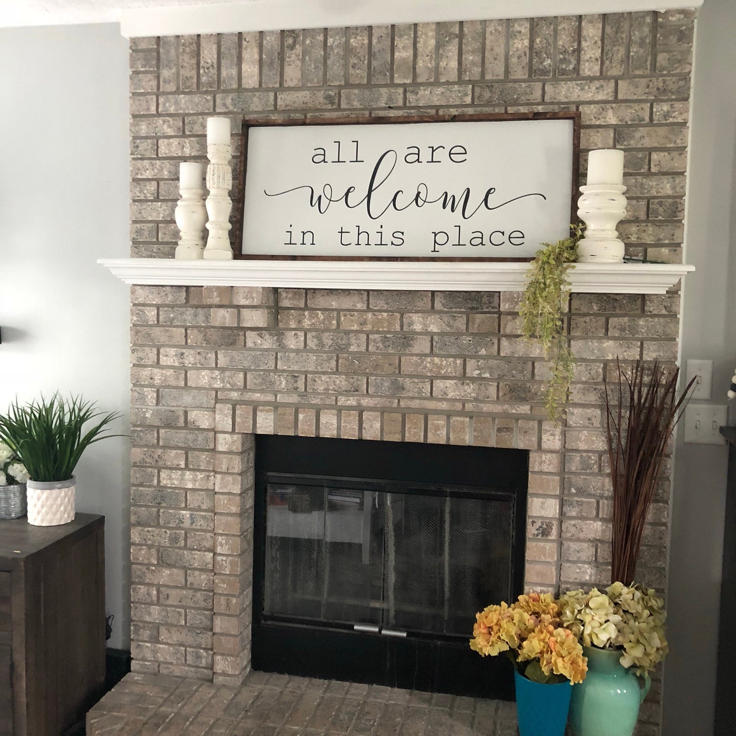 all are welcome in this place [FREE SHIPPING!]