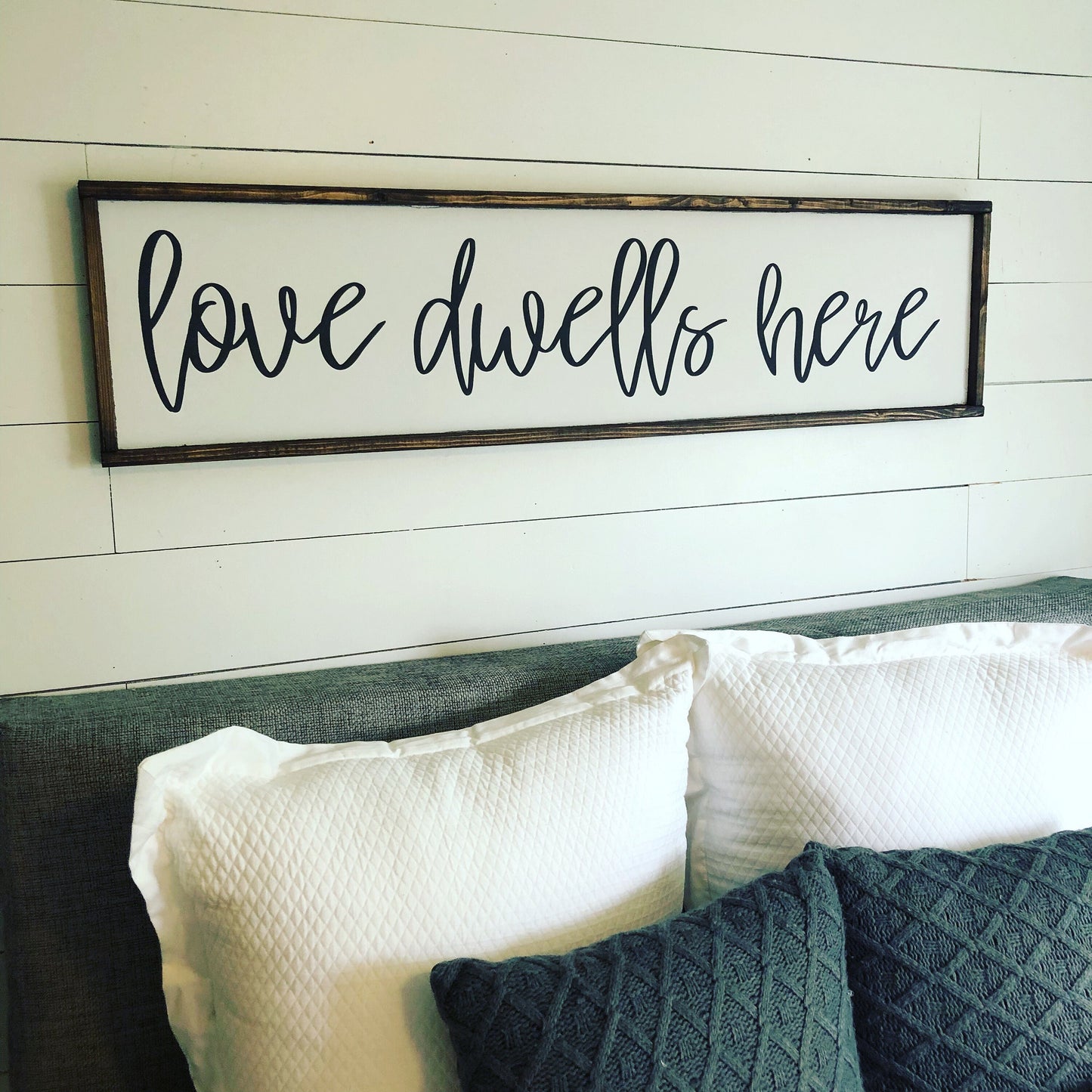 love dwells here. above the bed sign [FREE SHIPPING!]