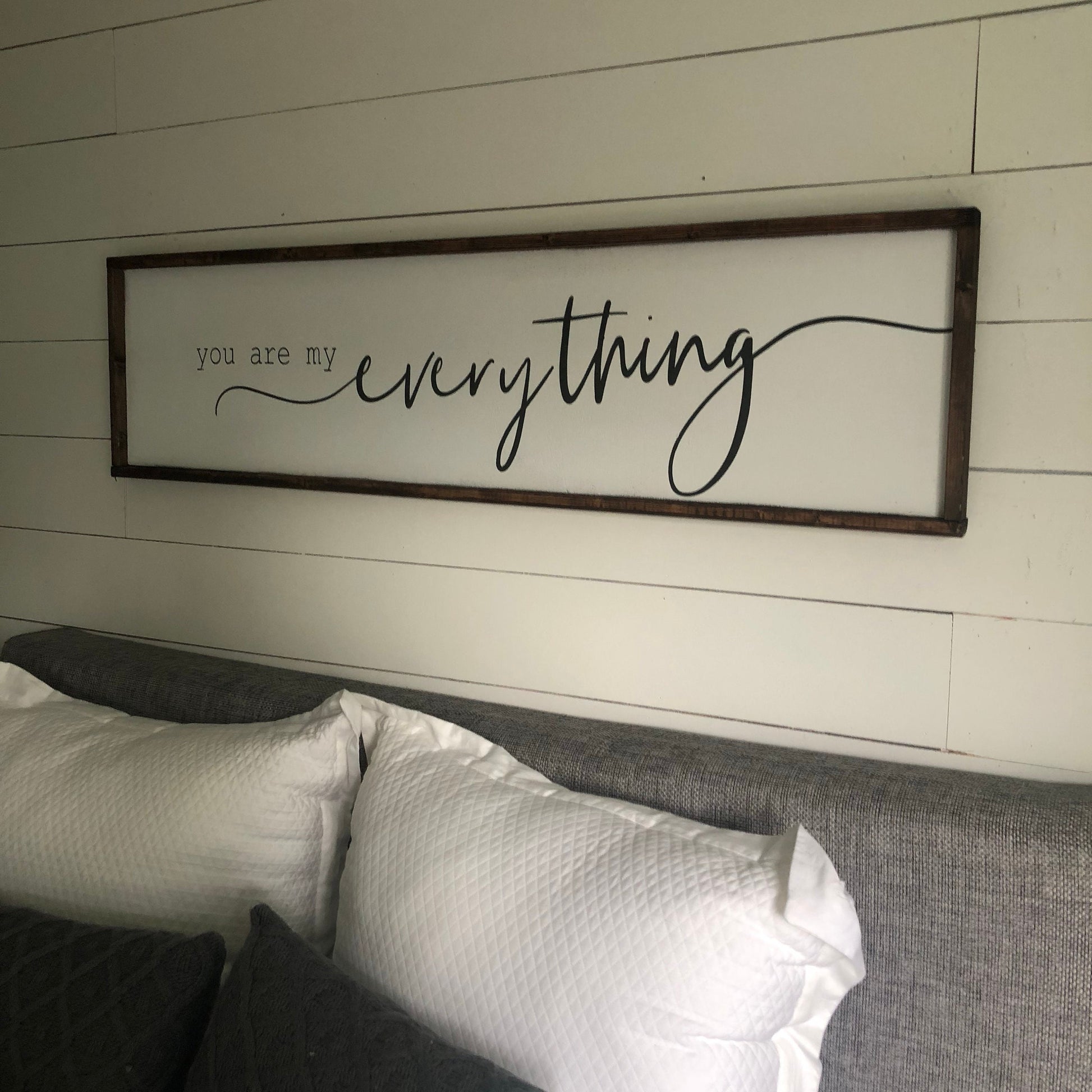 you are my everything. above the bed sign [FREE SHIPPING!]