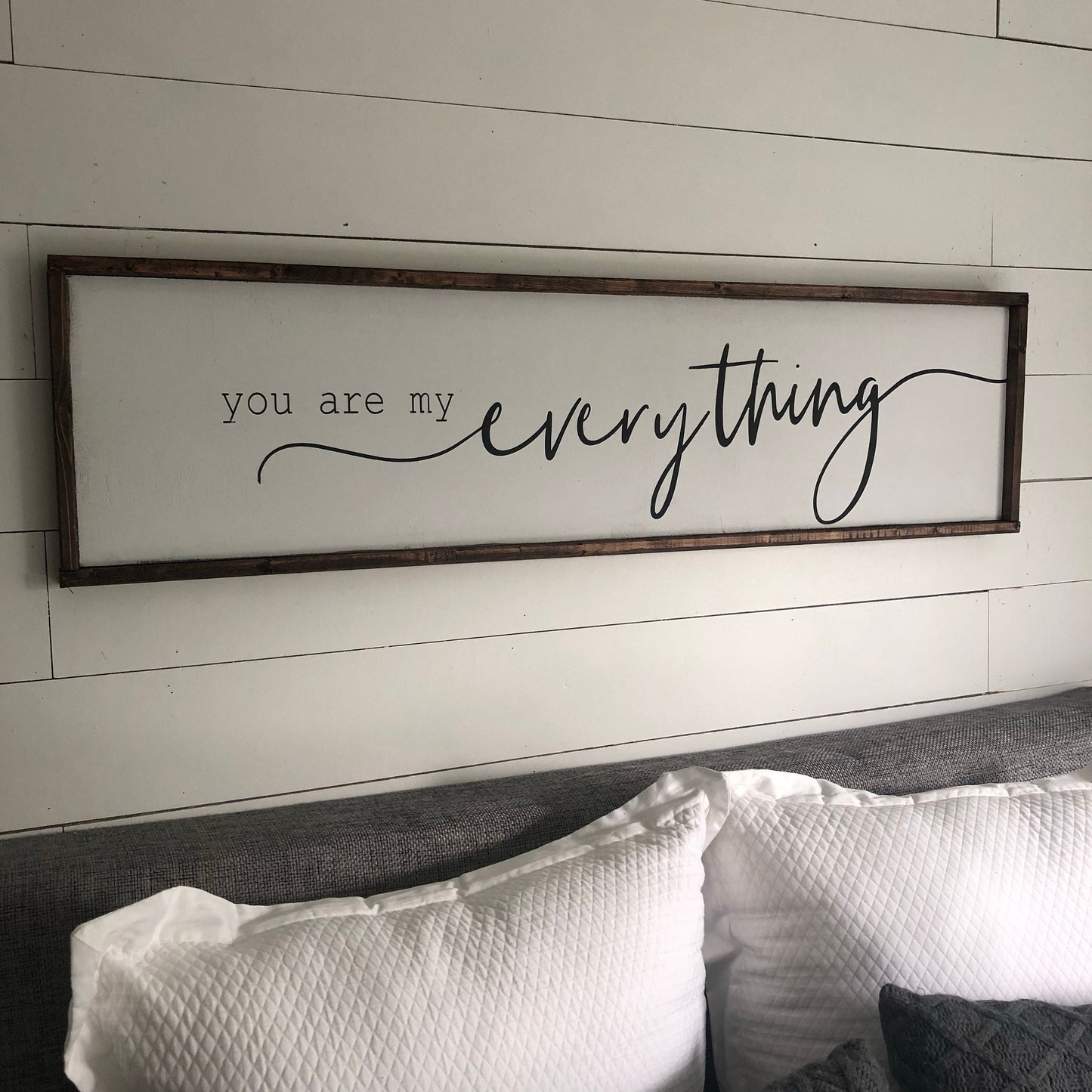 you are my everything. above the bed sign [FREE SHIPPING!]