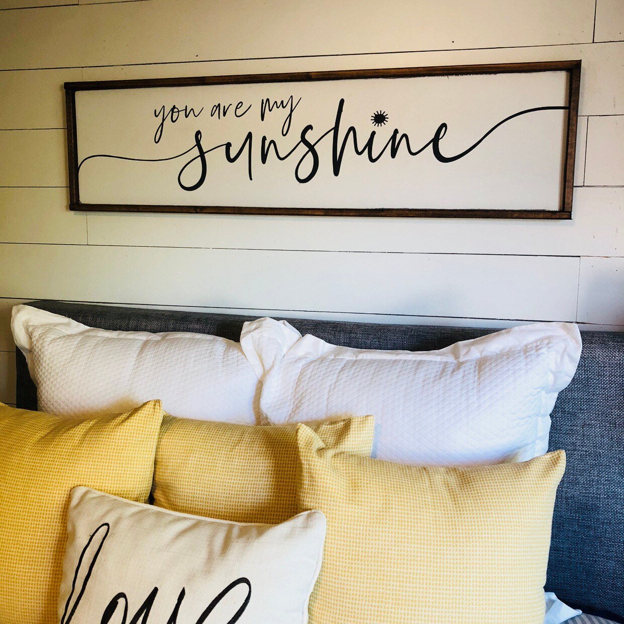 you are my sunshine. above the bed sign [FREE SHIPPING!]