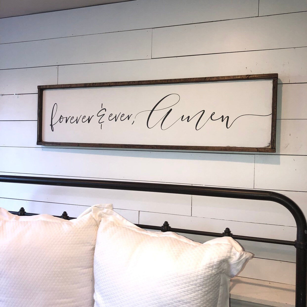 forever & ever, Amen - above the bed sign [FREE SHIPPING!]