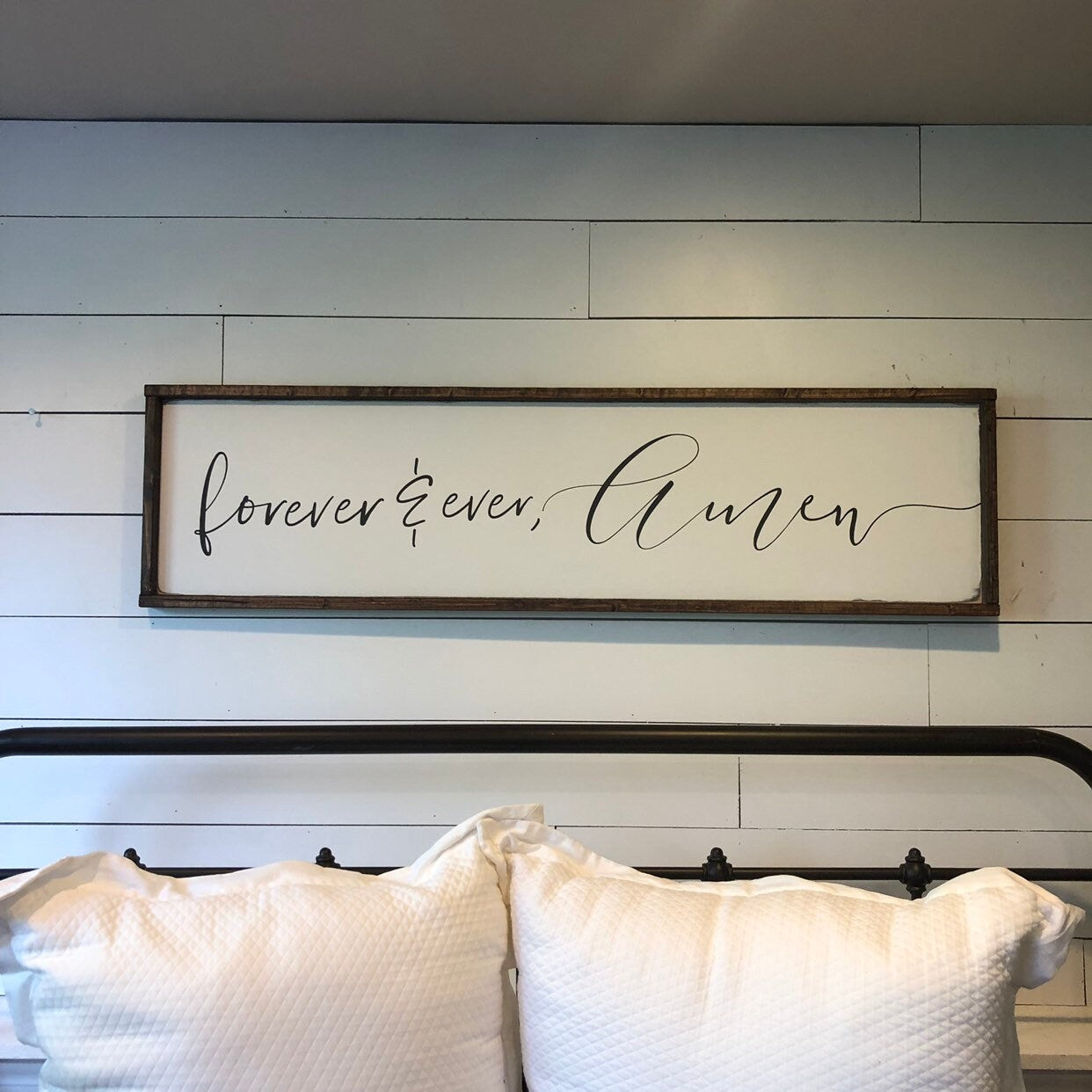 forever & ever, Amen - above the bed sign [FREE SHIPPING!]