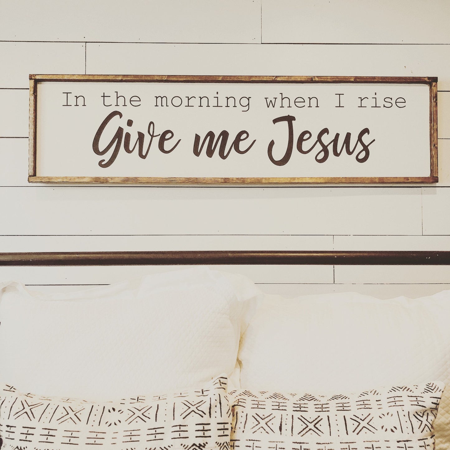 give me Jesus - above the bed sign [FREE SHIPPING!]