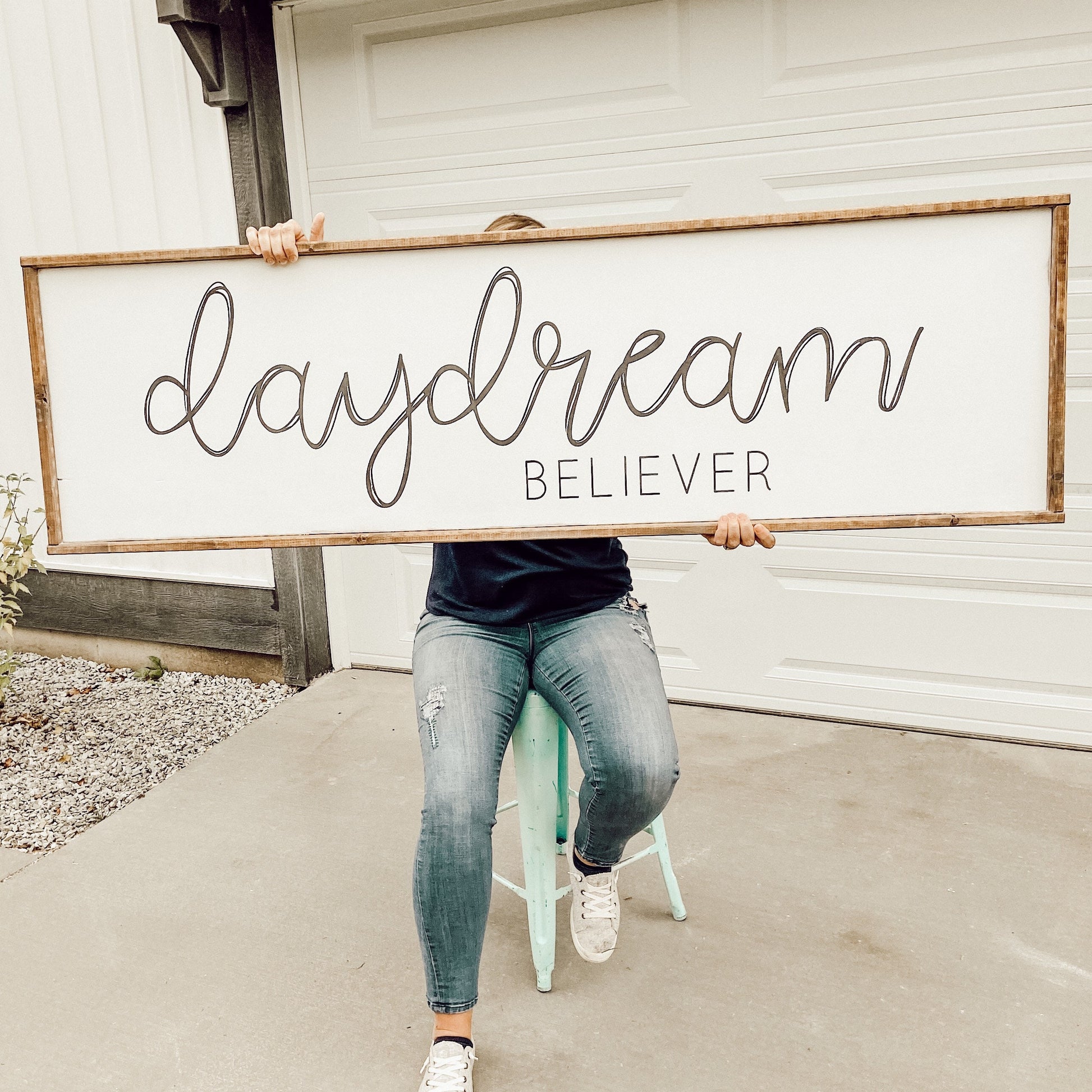 daydream believer - - above over the bed sign - master bedroom wall art [FREE SHIPPING!]
