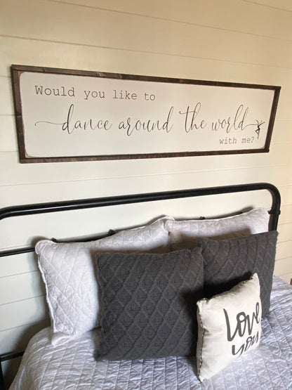 Romans 12:10 - above the bed sign [FREE SHIPPING!]