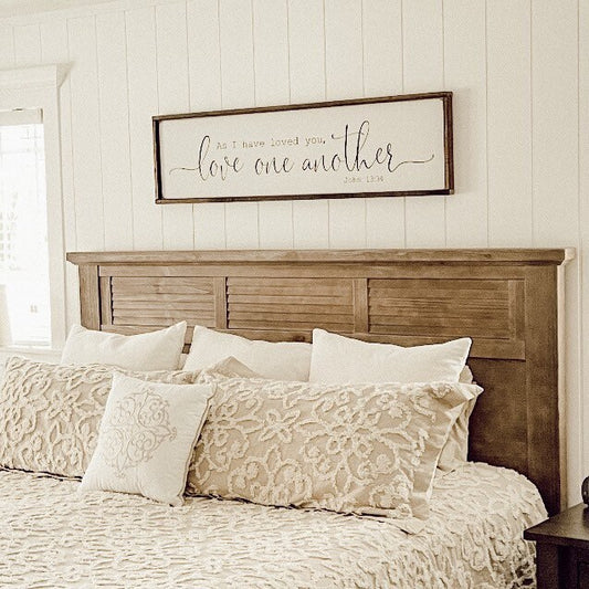 love one another - above the bed sign [FREE SHIPPING!]