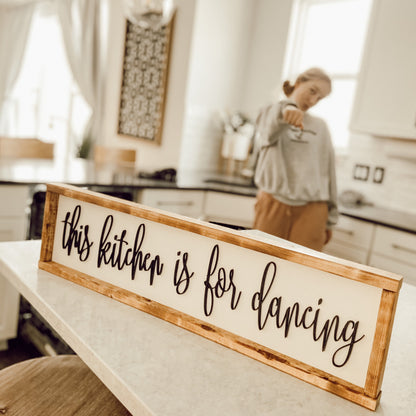 this kitchen is for dancing [FREE SHIPPING!]