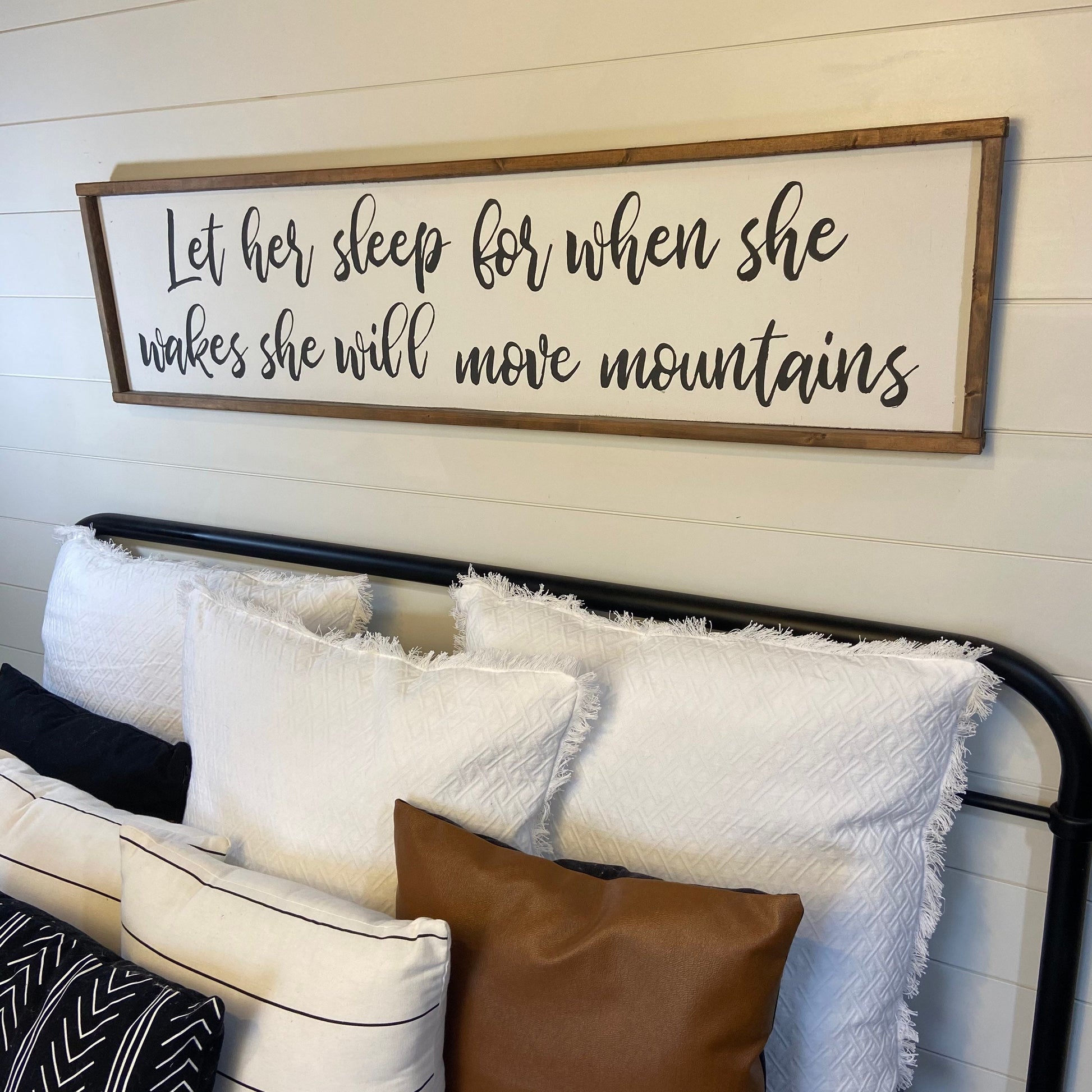 let her sleep - move mountains - above over the bed [FREE SHIPPING!]
