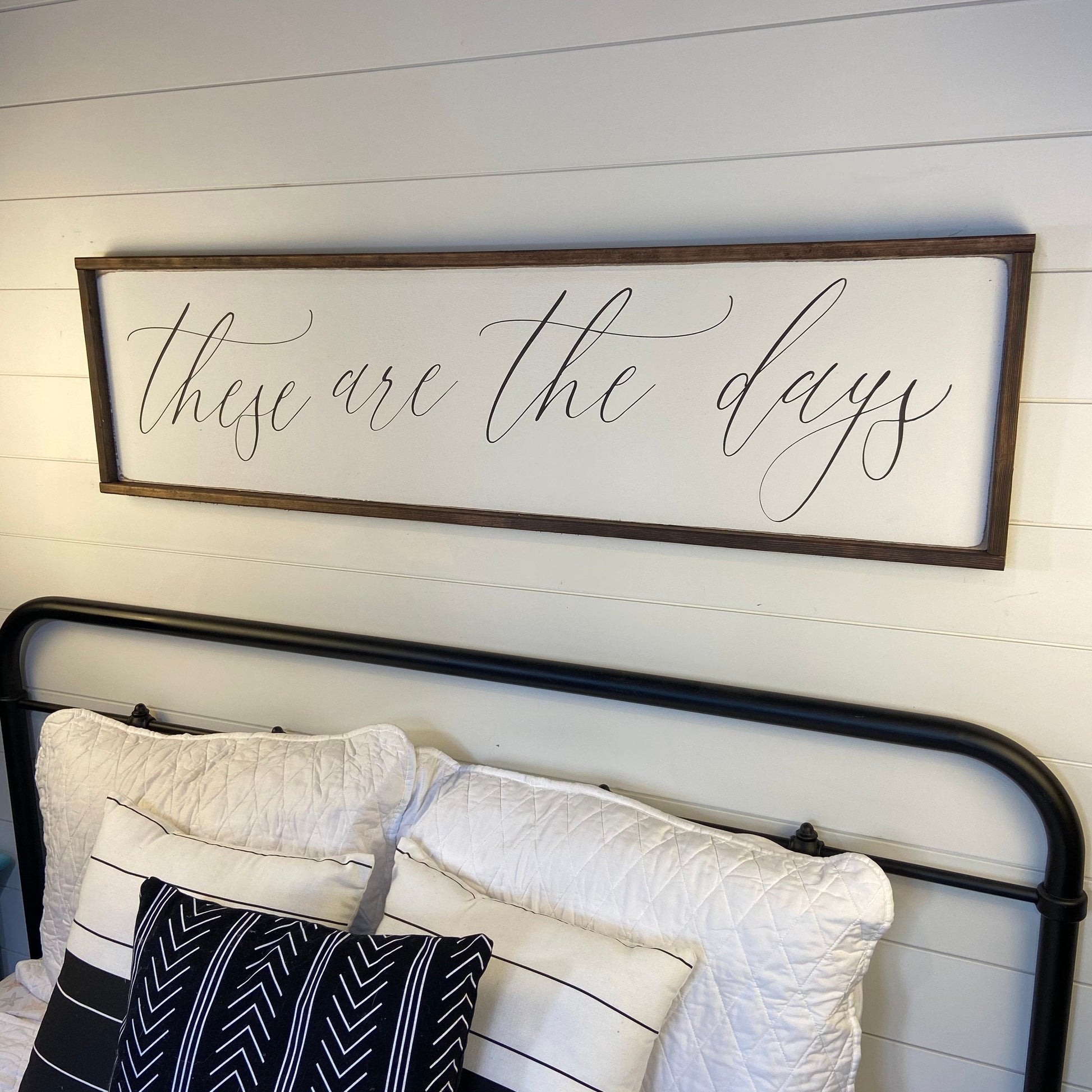 these are the days. above the bed sign [FREE SHIPPING!]