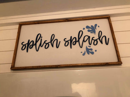 splash splash - farmhouse bathroom [FREE SHIPPING!]