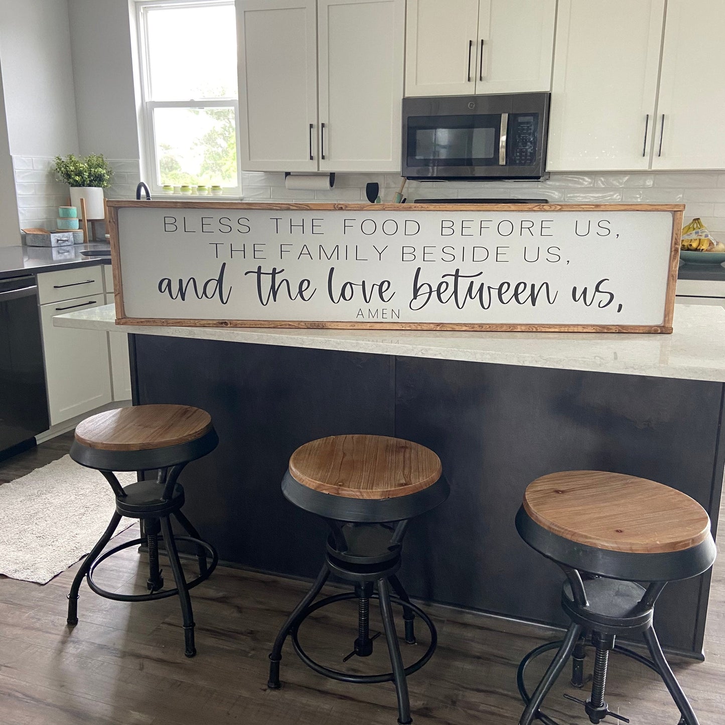 the love between us. oversized kitchen sign [FREE SHIPPING!]