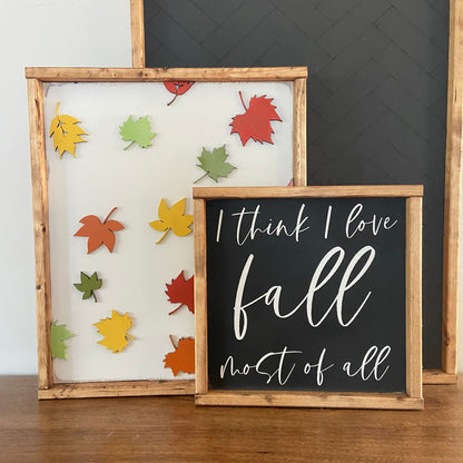 i think i love fall most of all [FREE SHIPPING]