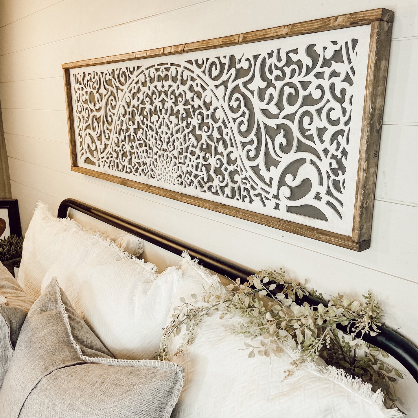 boho wooden art. - above over the bed sign - master bedroom wall art [FREE SHIPPING!]