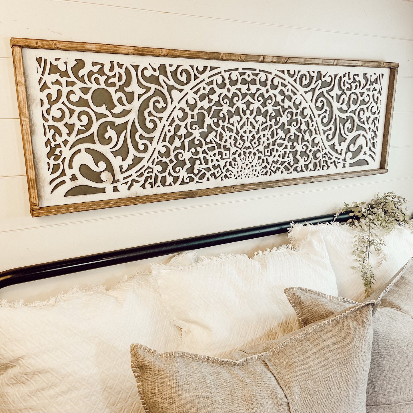boho wooden art. - above over the bed sign - master bedroom wall art [FREE SHIPPING!]