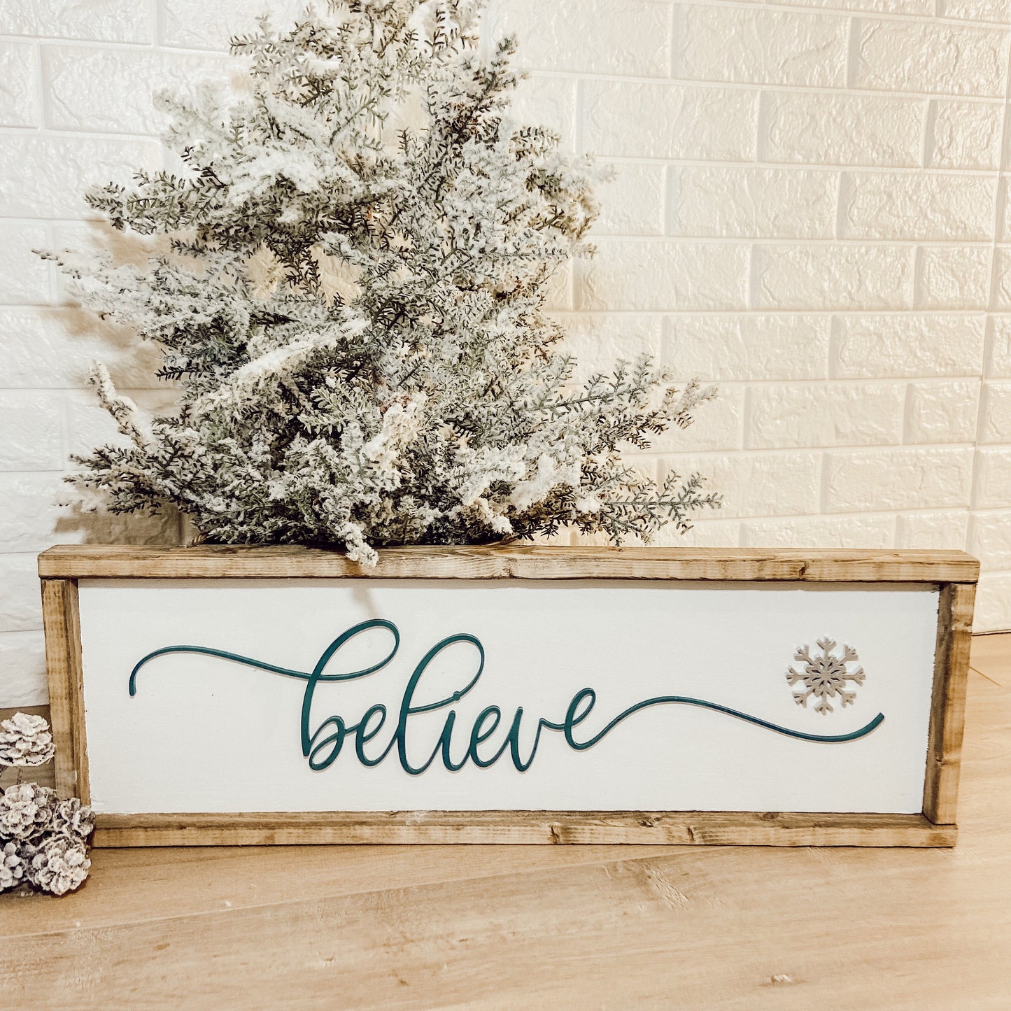 believe. Christmas, wood sign, mantle decor [FREE SHIPPING!]