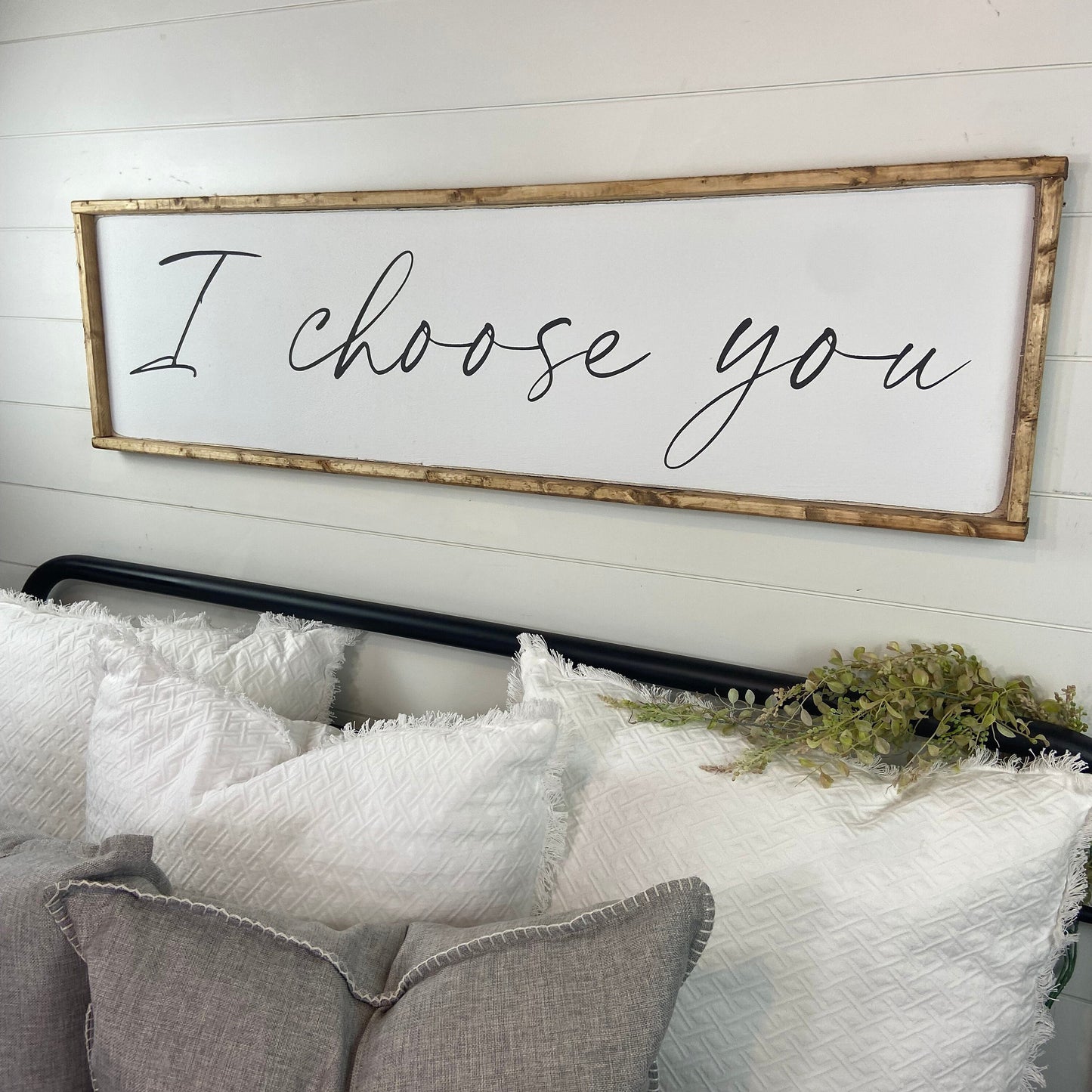 I choose you - above over the bed sign - master bedroom wall art [FREE SHIPPING!]