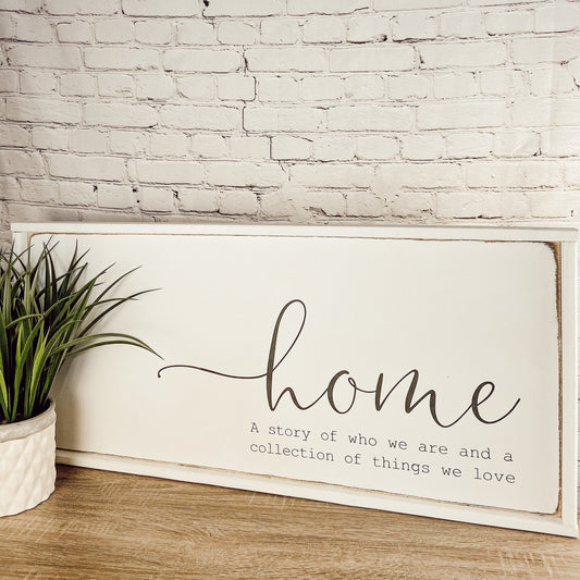 home. a story and a collection [FREE SHIPPING!]