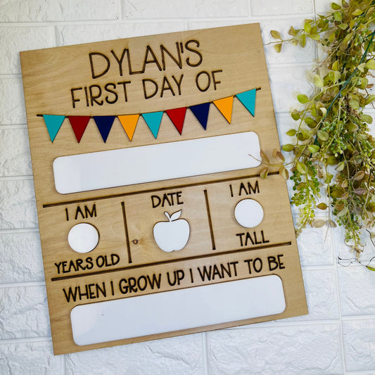 First Day of School Boards [FREE SHIPPING]