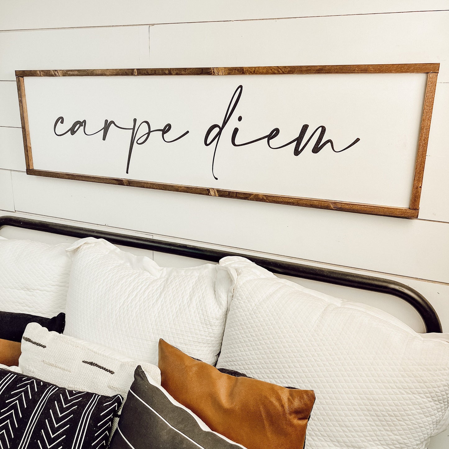 carpe diem - above over the bed sign - master bedroom wall art [FREE SHIPPING!]