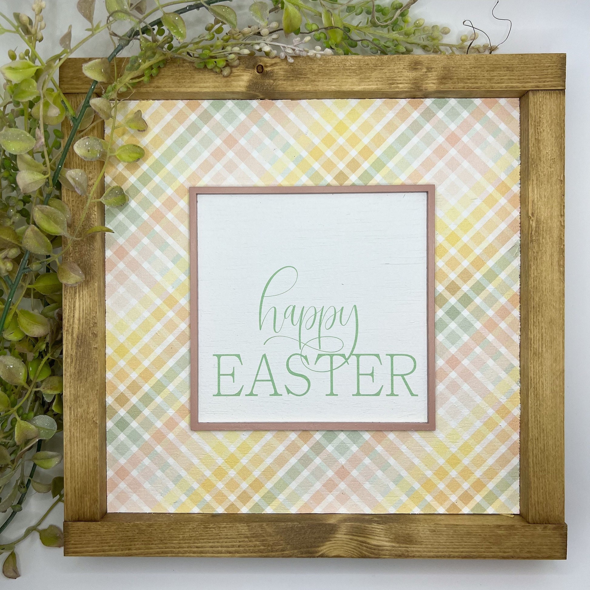happy EASTER * spring decor * wood sign [FREE SHIPPING!]