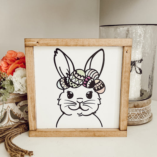 bunny friend  * spring decor * wood sign [FREE SHIPPING!]