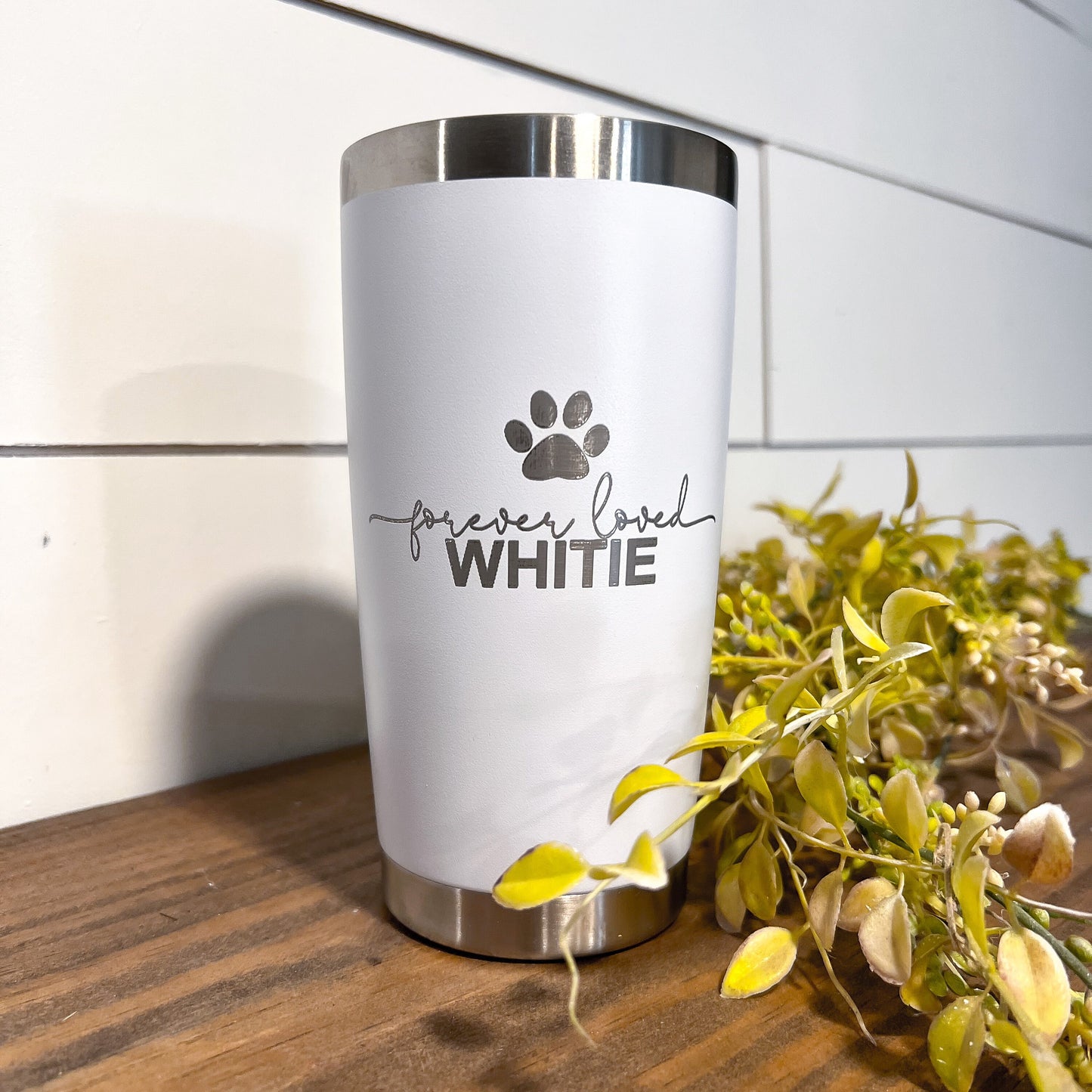 forever loved * personalized pet tumbler * pet loss * pet memorial